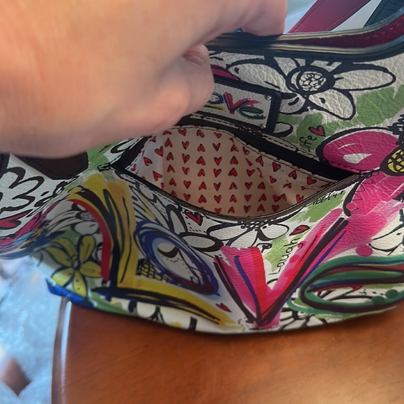NWT Brighton Scribble Garden Large Bag - Picture 8 of 9